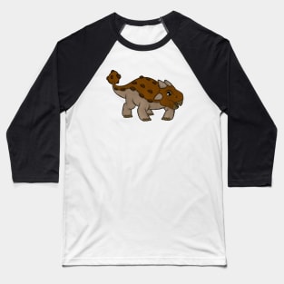 Kawaii Ankylosaurus Baseball T-Shirt